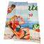 Heat transfer print microfiber beach towel with yourdesign custom beach towel