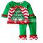 New arrival whlesale kids clothing christmas children clothes tops and pants set