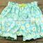 Latest wholesale children's boutique clothing girls ruffle raglan flower shorts