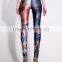 Fancy Seaside Village Printed High Waist Leggings