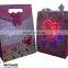 High Quality and Custom Made Cheap LED Light up Christmas Paper Bags