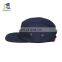 new fashion custom leather patch 5 panle plain dad hat