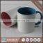 11oz sublimation inner color mugs,white handle,red,pink,yellow,green etc.available color