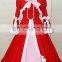 Rose team-Black Butler Kuroshitsuji Elizabeth Midford Liz Red Lolita Long Dress Anime Sexy Halloween Carnival Costume
