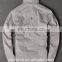 New custom design men's long cotton jacket fashion slim fitted men's jacket