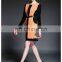 High quality long sleeve fake two piece dress, Aumtumn polyester dress 2015