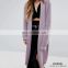 Women longline boyfriend chunky knitted maxi cardigan