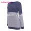 New Product Soft Long Sleeves Women Blouse Full Body Knitted Lady Sweater