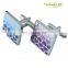 hot sale high quality China cheap cufflink blank epoxy metal cufflink for sale