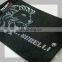 Reflective yarn smooth surface main woven clothing label