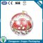 Promotional wholesale ball shape christmas gifts tin box with tag