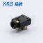 5PIN gold-plated foot vertical pin  audio radio female earphone jack 3.5mm