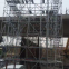 scaffold  scaffolding and landing stage of a scaffold