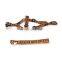 Fashion brand braid pet collar dog collar hauling leash harness set