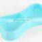 Amazon Hot Sell Easy-clean Bone-shaped Pet Feeder Dogs Cats Water Disposer Bowl Food Basin