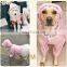High Quality Classic Waterproof Pet  Clothes Rain Jacket Dog Hooded Rain Coat For Medium And Large Dogs