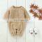 Baby Rompers Clothes Winter 0-24M Newborn Girl Boy Knitted Infant Kids Jumpsuits Outfits Long Sleeve Cotton Overalls Solid Color