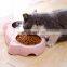 Stainless steel double bowl thickened high quality  pet bowl