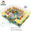 Large castle style ,Eco-friendly kids paradise indoor playground with slide