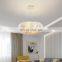 Nordic lamps ins wind bedroom lamp simple creative personality living room lighting room restaurant KOL feather chandelier
