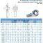 stainless steel ball joint rod end bearings SA6E