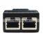 3 port rj45 faceplate Networking Cat6 Keystone Jack Porous interface