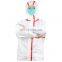 High Quality Safety PPE Microporous Coveral Type 4 5 6 Hooded Disposable Coveralls Isolation Gown For Hospital