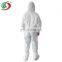 3-piece hood protective coverall disposable with shoe cover industrial use CAT III