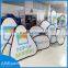 120x70 full color metal freestanding sign stand for exhibition