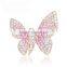 2015 Fancy rhinestone butterfly brooch,brooches for women