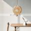 Modern Wooden Material Pendant Lamp Decorative Hanging Light Chandeliers for Home
