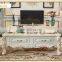 Wooden TV stands Luxury Marble Table Set Solid Wood Carving Multi-Size Optional