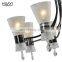 HUAYI Good Price Simple Style Retro Indoor Decoration Iron Glass E12 Pendant Ceiling Light