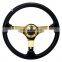 350mm Neo Chrome Spoke Pink Racing Sport Car Steering Wheel, Wood Steering Wheel, Plastic Model Car Steering Wheel