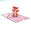 My Favorite Human Friend Love Dog 3D Pop-up Card Best Valentine’s Day Gift for Kids