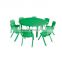 Professional preschool furniture plastic study table chair