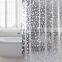 Amazon Hot Selling Thin EVA Waterproof Environmental Pebble Plastic Shower Curtain Environmental