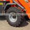High quality Front loader 1.2ton ZL12 gear box wheel loader 4WD mini loader telescopic  for sale