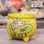 Wholesale Japanese Hand Painted Mini Tiny Table Pot Cactus Ceramic Flower Pots For Succulent Plants