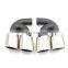 1 pair Best quality fit for double-deck  round exhaust muffler tip silencer tail pipe for 10-14 year Porsche  cayenne