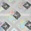 Square 3D Custom Holographic Authentic Stickers With Roll Form
