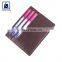 Premium Quality Modern Stylish Polyester Lining Material Genuine Leather Card Case Holder from Indian Manufacturer