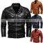 Winter Sheepskin Real Leather Jacket Casual Leather Coats Men Jacket