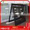 Black awning windows thermal break aluminum profile casement windows with modern flange fin