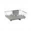 Metal Kitchen Wire Dish Rack With Utensils Holder