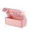 Eco Custom Color Printing  Friendly Pink  Boxes Corrugated Carton Paper Packaging Shipping Box