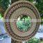 Handwoven Hot Sale Decor Vintage Seagrass Round Mirror Bohemian Art Decor Manufacturer Vietnam Cheap Wholesale