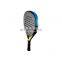 Customized 365g Full Carbon 3K 12K 18K Padel Racket For Professional Training