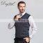 100% Cashmere V Neck Vest Men's Sleeveless Knitted Sweater