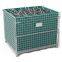Galvanized Storage Cages Wire Basket Stillage Cage Wire Mesh Containers Warehouse Industrial